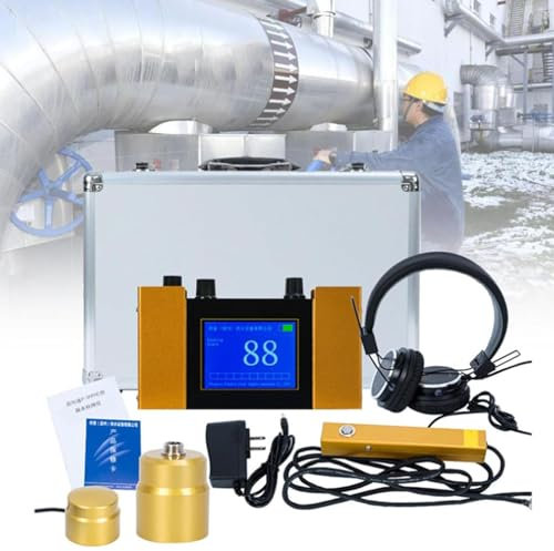 XCSCUK Detector de Fugas de Agua, Detector de Fugas de calefacción por Suelo Radiante, Detector de Fugas de Agua en tuberías de Agua doméstica