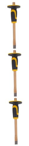 ULTECHNOVO 3pièces Masonnerie Chisel Heavy Duty Avec Garde-main Outil De Maçonnerie Pour Tailler Et Fendre Pierre Brique