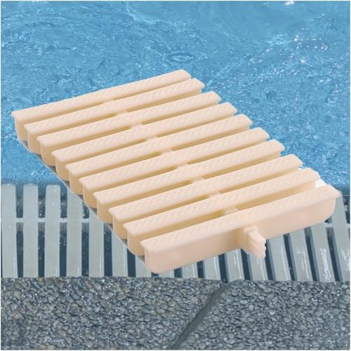 KAnduo Rejilla Piscina desbordante Rejilla de Drenaje for Cubierta de Piscina, Cubierta de Drenaje de plástico ABS, Cubierta de Rejilla Antideslizante Multiusos Rejillas de desagüe(12cm)