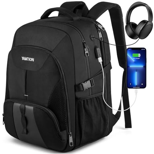YAMTION Mochila Portatil Hombre,Mochila Escolar Adolescente Mochila Instituto Universidad Oficina Trabajo