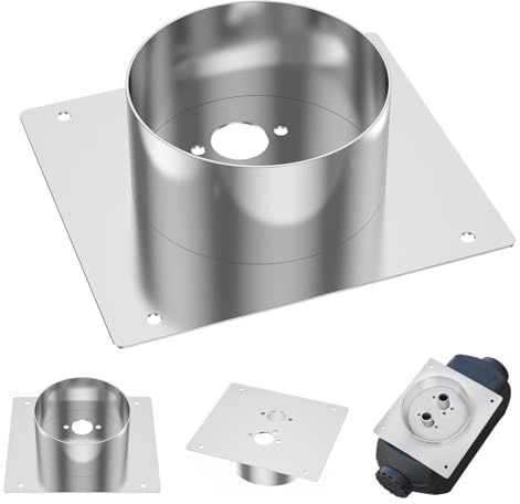 Puniama Dieselheizung Turmplatte 60 mm hoch, Edelstahl Dieselheizung Zubehör, Dieselheizung Montageplatte Halterung, Turm Planar Standheizung für Park Hilfsheizung (20 x 18 cm)