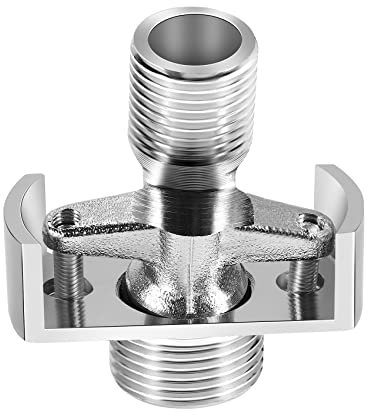 Asyduey Einstellen des Winkels des Ansaugrohrs Kupfer Dusche Kopf Abgewinkelter Gebogener Fuß Exzenter Schraube Ecke ZubehöR A.