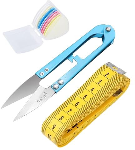 Comforty Schneiderkreide Nähkreide Stoffkreide für Schneiderarbeiten, Nähen,SchneidermaßBand for Sewing Weiches Doppelmaßband