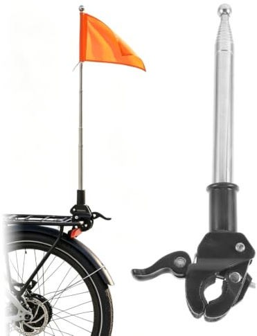 SOIMISS Fahnenmast Für Auto Stabiler Flaggenhalter Mit Montagebasis Für Autowagen Clip Fahnenmast Halterung Für LKW Motorräder Und Fahrräder Für Outdoor Aktivitäten