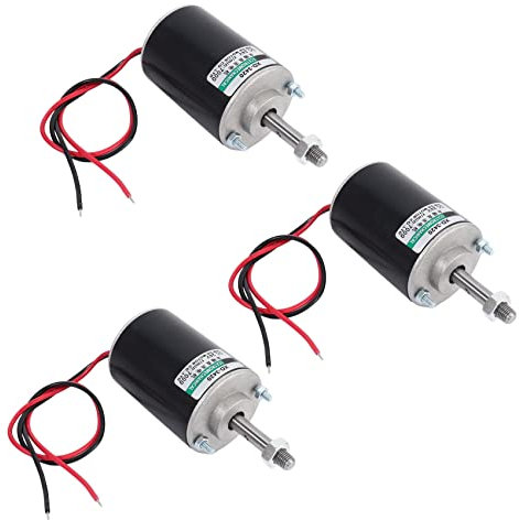 Eoslcusmvl 3X Xd-3420 30W Haute Vitesse Cw/Moteur À Courant Continu À Aimant Permanent Ccw pour Générateur DIY (Dc 12V 3000Rpm)