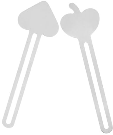 Prensador de Tubo de Acero Inoxidable en Forma de Corazón, 2 Piezas | Plata, Compresión Manual, Alta Precisión y Gran Resistencia, No se Deforma Facilidad