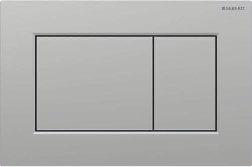Geberit Sigma 01 Drückerplatte Square Chrom Matt für Sigma Spülkasten 8cm (UP720) und 12cm (UP320)