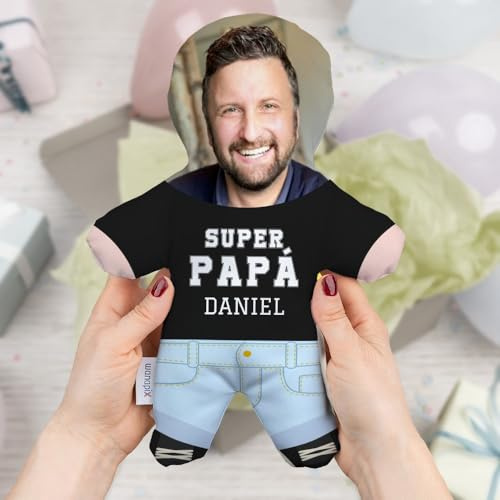 Wanapix | Cojín Pequeño Personalizado | Día del Padre | Regalo para El