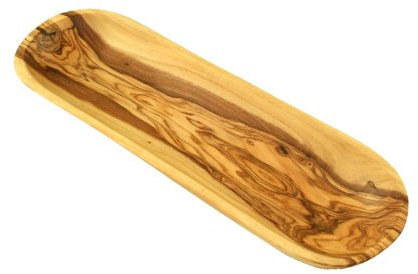 D.O.M. – Vassoio per Il Pane, Olive o Baguette Rigida 30 cm in Legno d' ulivo