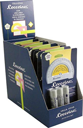 Colla stick Coccoina art. 642 SP/3-S skinpack - cont. 3 stick da 20 g e omaggio strum.disegno
