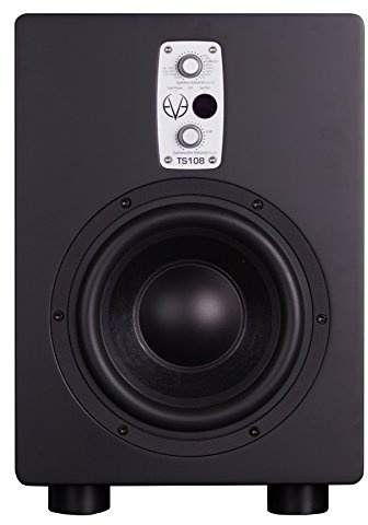EVE audio TS108 Active subwoofer 150W Schwarz - Subwoofer (150 W, Aktiver Subwoofer, 33-300 Hz, 105 dB, 19,5 cm, 20,3 cm (8 Zoll))