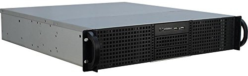 InteR-Tech Ipc 2U-20248 Supporto Nero (inteR-Tech Ipc 2U-20248 - RacK-Monterb)