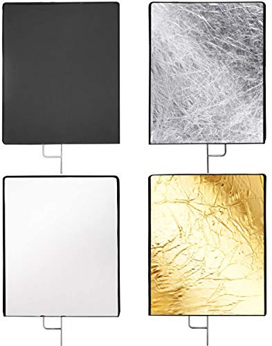 Réflecteur de panneau de drapeau 75x90cm (30x34 ) 4in1 panneau de drapeau de gobo de réflecteur de studio