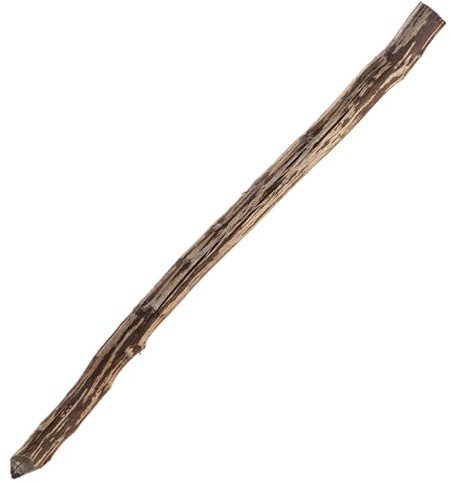 Holzpfosten für Staketenzaun mit Schlaufen - Höhe 150 cm - Zaunpfahl aus Haselnuss - Holzstützpfosten & Rankhilfe - Vielseitiger Holzpfosten