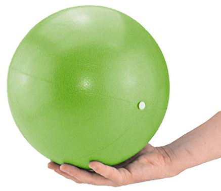 ATC Handels GmbH Gymnastika Soft Pilates & Yoga Ball – Vielseitiger Trainingsball für Balance und Stabilität – ca. 23–26 cm (lindgrün)