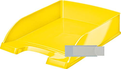Leitz Briefkorb Wow A4 (10 - Pack + 20 Schildchen, Gelb)