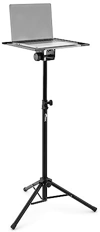 Tiger LEC8-BK Heavy-Duty Laptop Floor Stand/Projector Floor Stand with Tripod Legs