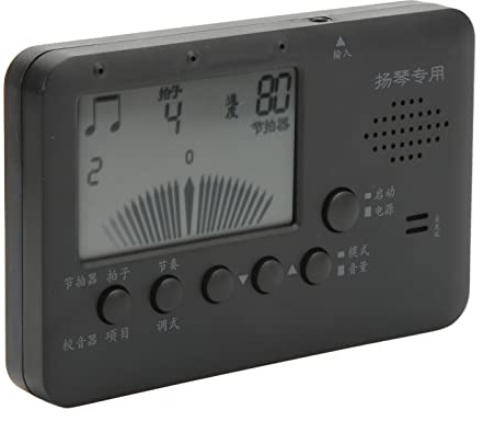 CUTULAMO Metronom-Stimmgerät für Hackbrett, 3-in-1-Kunststoff-Mehrtastenbedienung zur Korrektur