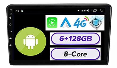 ACLips 9-Zoll-Auto-GPS-Navigationsbildschirm, Android-Videoplayer für Hyundai H1 2007–2015, unterstützt kabelloses Carplay Bluetooth 4G WiFi FM AM