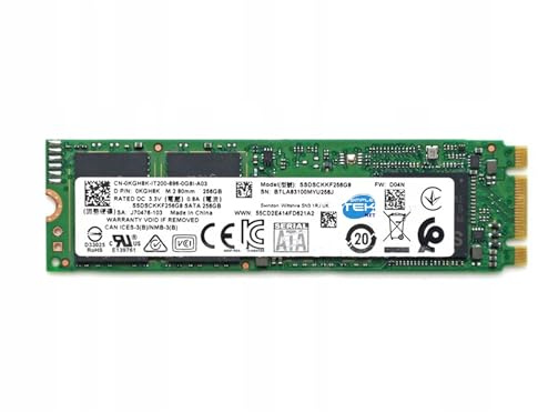 SIMPLETEK - Interne SSD M.2 2280 256 GB | NGFF, SATA III 6 Gbit/s | Für Notebook und PC (Generalüberholt)