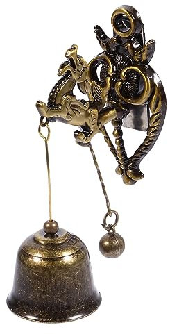 Ciieeo Retro Door Bell Animal Design Hanging Decor Door Bell Wind Chime for Home