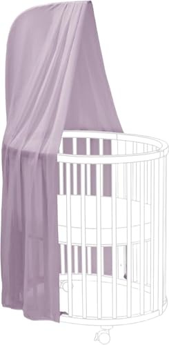 Stokke Sleepi Himmel V3, Lavender - Schaffe eine gemütliche, ruhige Umgebung für Babys - Einfach zu montieren - Leichter Stoff - Kompatibel mit Sleepi Mini & Bett