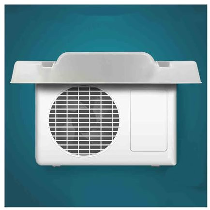 SARKEY Mini-Split Wärmepumpe/Kondensator Abdeckung, Klimaanlagen-Abdeckung for Außengeräte, Regen-/Schnee-Schutz PVC-Dachhaube, Sonnenschutz, Wasserdichter Verteidiger