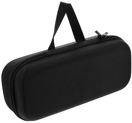 Yardwe Einfache Mikrofontasche Leicht und Einfach zu Verstauen aus Eva mit Großer Kapazität Schwarz für Mikrofon Aufbewahrung bei Karaoke und Reisen