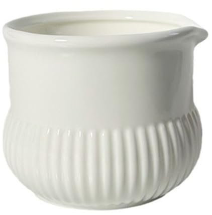 UKCOCO Jarra De Leche De Cerámica Pequeña Para Espumar Nata Dispensador De Cerámica Vintage Para Servir Leche Salsa o Jarabe De Té