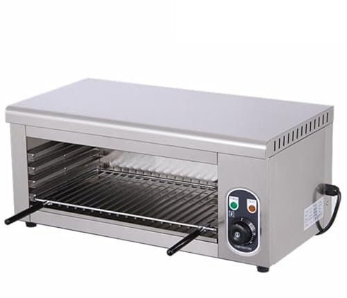 Electric Cheese Melter Grill, 2000W Countertop Salamander Grill, Wall-mounted Grilling Tool, 120-570°F Commercial Kitchen Oven (220V)