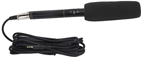 Mini microfono portatile con cavo ad alta sensibilità per fotocamera, amplificazione audio direzionale a lunga distanza per riunioni su larga scala, interviste, produzione cinematografica o TV, XLR