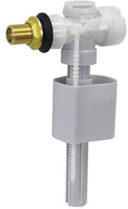 VeeBath Toilet Inlet Valve Side Entry, Inlet Float Valve 1/2 inch- Brass Shank