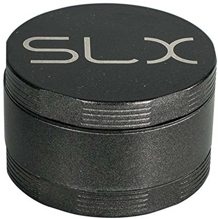 Kräutermühle von SLX – Kräuter-, Gewürz- und Tabakmühlen 62 mm Schwarz