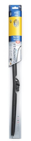 HELLA Cleantech Scheibenwischer - CT65 - Flachblatt-Wischer | Kompatibel mit: ABARTH GRANDE PUNTO, PUNTO, PUNTO EVO, ALFA ROMEO MITO, STELVIO, ASTON MARTIN DB9 Vantage, DB9 Volante