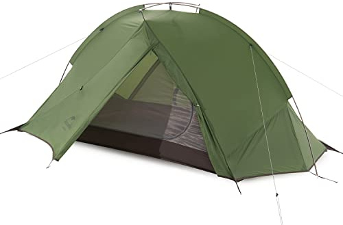 Naturehike Tagar Zelt Ultraleichte Camping Zelt Rucksackzelt 3-4 Saison Zelt Wasserdicht Zelt (2P Dunkelgrün)