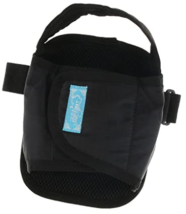 chiwanji 1 Nylon Rollstuhl Sicherheits Rückhalteschuhe Fuß rutschfeste Proctors Stuhl Halten Sie Den Fuß, Schwarz