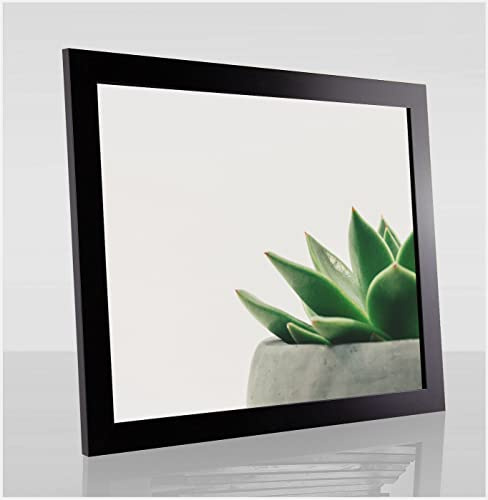 Bilderrahmen Diamond 40x80 cm Schwarz Matt ideal für Diamond Painting mit 1 mm antireflex Kunstglas