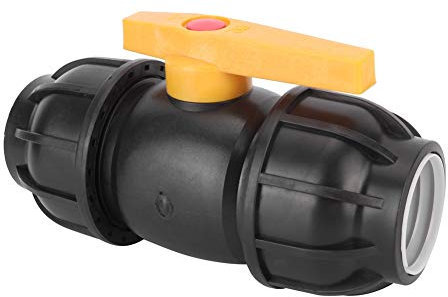Kugelhahn, Wasserleitungsanschluss 50 mm Durchmesser Verschleißfest für PPR PE, PVC für andere Wasserleitungen