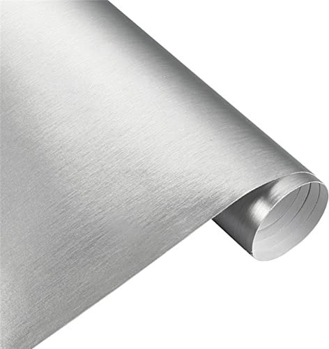 Selbstklebend Vinyl Auto-Folie Wasserdicht Lackschutzfolie PVC Auto-Styling-Folie für Innen- und Außenseitenschutz Motorrad Silber