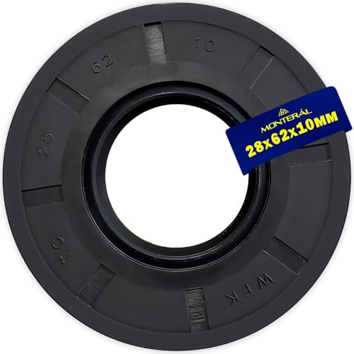 Wellendichtring für Waschmaschine für Bosch 28 x 62 x 10 mm Abschnitt GP Hydraulische Wellendichtung Garantie 10 Jahre - Monteral