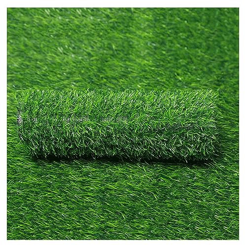 3x5m Verde Tappeto Erboso Artificiale Con Aspetto Naturale 20 Mm Altezza Super Denso Finto Sintetico Tappeto D'erba Tappetino Erba Finta Tappeto Con Fori Di Drenaggio(Size:3x2m)