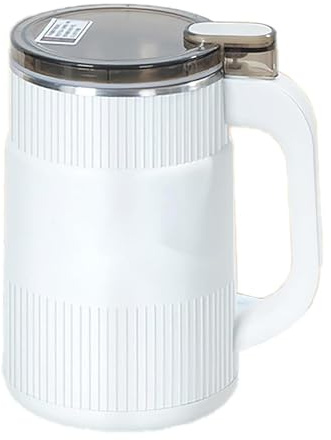 Household Small Powder Grinding Machine, Electric Spice Grinder Fine Powder, Stainless Steel Multifunctional Powder Grinder for Herbs Spices Coffee Beans Nuts Grains (White)