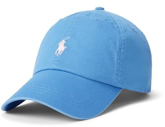 Polo Ralph Lauren Herren Baumwolle Chino Ball Cap Baseball New England Blau One Size, New England Blau, Einheitsgröße