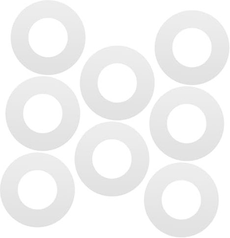 HAPINARY Etikettenaufkleber 2000 Stk Buchverstärkungsetikett klebesticker stickers aufkleber Locher-Verstärkungsetiketten Lochverstärkungen Papier wasserfeste Aufkleber Nagelaufkleber