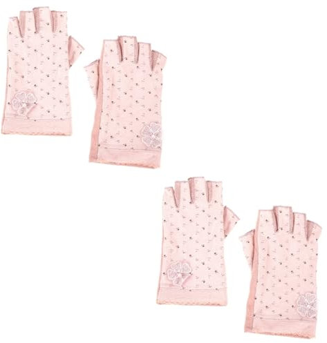 OATIPHO 2 Paar Damen Outdoor-reithandschuhe Halbfinger-sonnenhandschuhe Für Den Einsatz