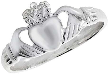 925 Sterling Silber Damen - Claddagh Ring TRS13946RSN