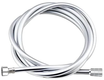 AQXYUULL 1.5/2.0-meter Silicone Shower Nozzle Hose Flexible Pipe High-pressure Water Strong Multi-layer Pipeline Bathroom Accessories(1.5M)