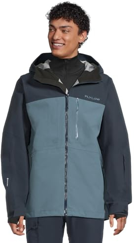 Flylow Men's Quantum Pro Jacket, Ocean/Abyss, X-Large