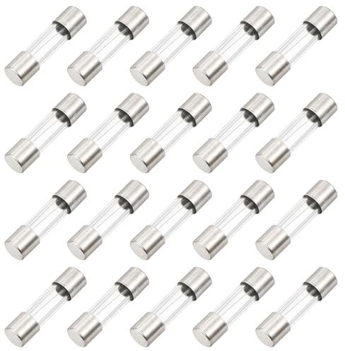 QUARKZMAN 2A Glassicherung 5x20mm, 30 Stück Schnellschlag 125V Sicherung | Auslösecharakteristik für Leiterplatten Elektronische Geräte Haushaltsgeräte