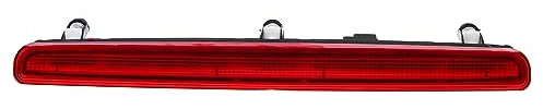 Dritte Bremsleuchte,Bremslicht Rote/geräucherte dritte Bremsleuchte hinten passend for VW Transporter T5 2003–2015 7E0945097A, zusätzliches Rücklicht, Bremslicht, Signalwarnleuchte(Red)
